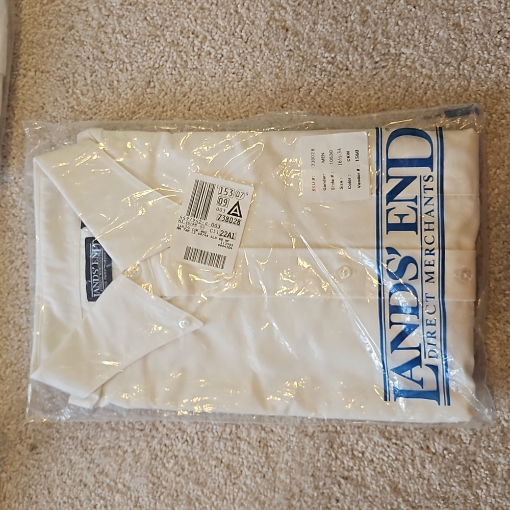 Lands'End Men's Dress Shirt